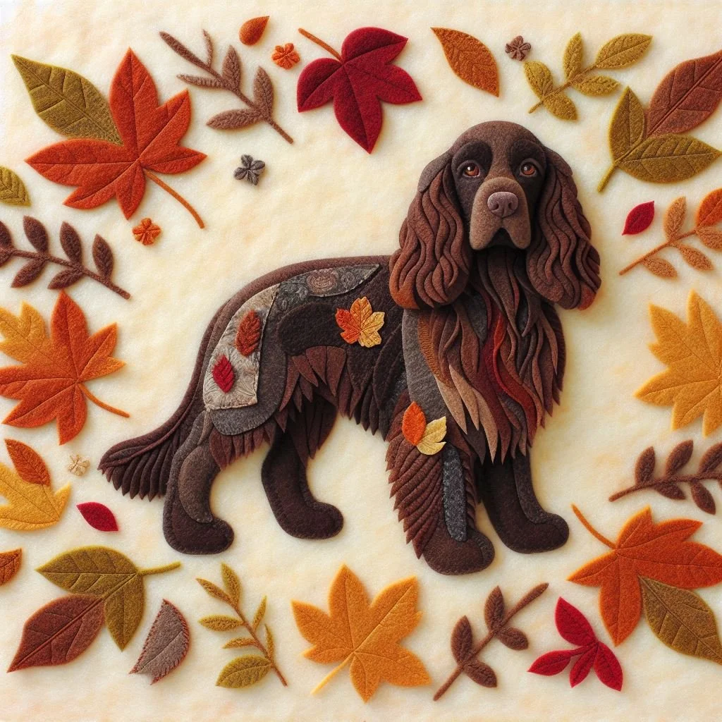 Brown Cocker Spaniel Blank Card