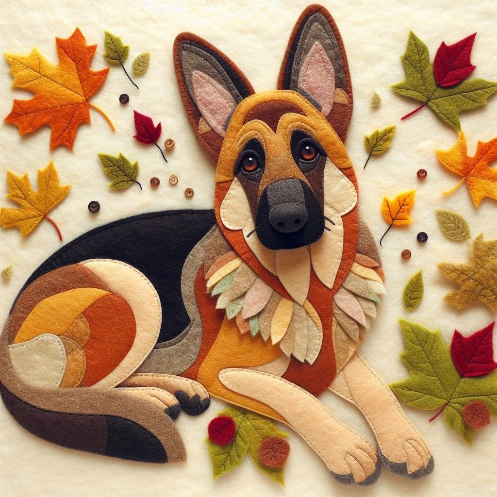 German Shepherd Blank Card