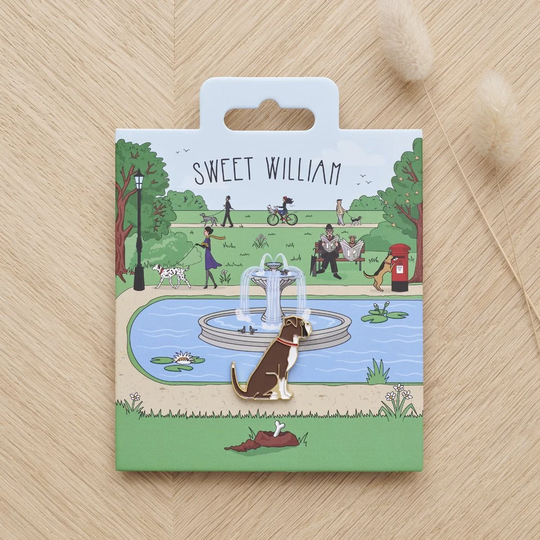 Boxer Dog Brooch
