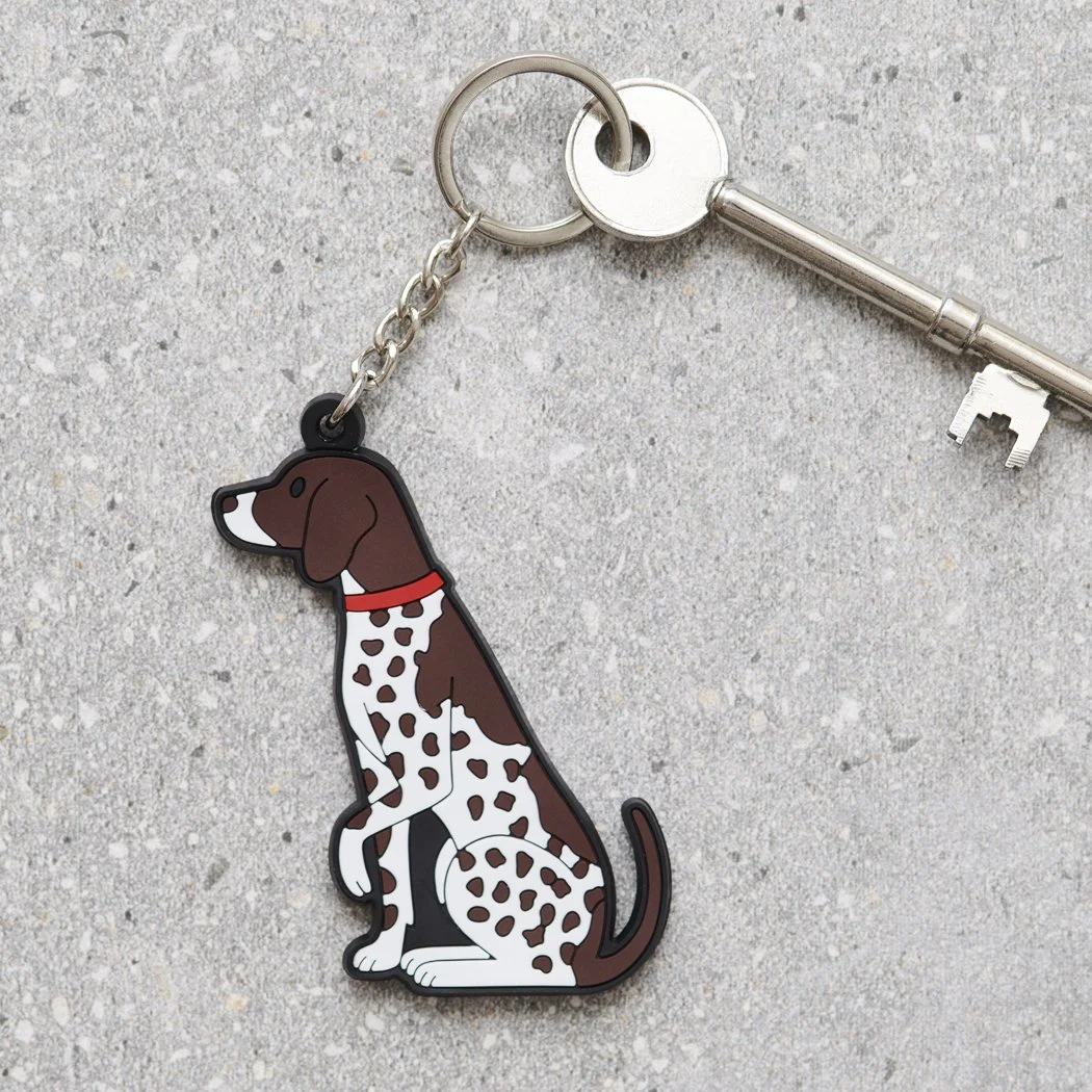 Short Haired Pointer Keyring