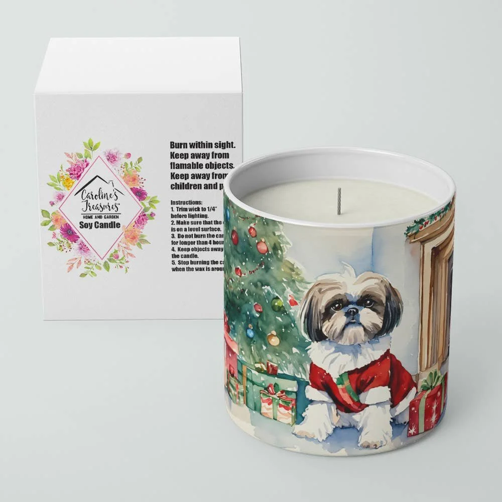 Shih Tzu Ceramic Candle