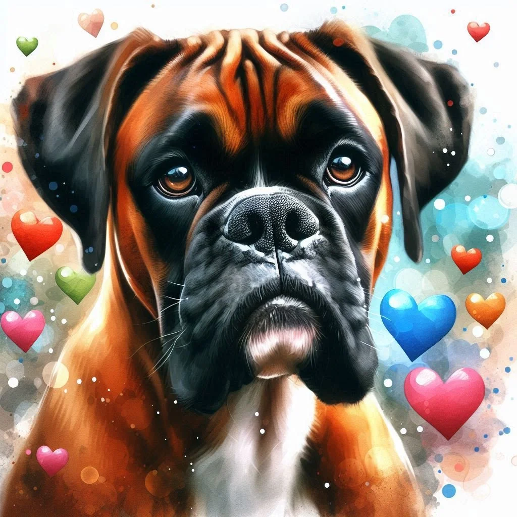 Boxer Valentine Card