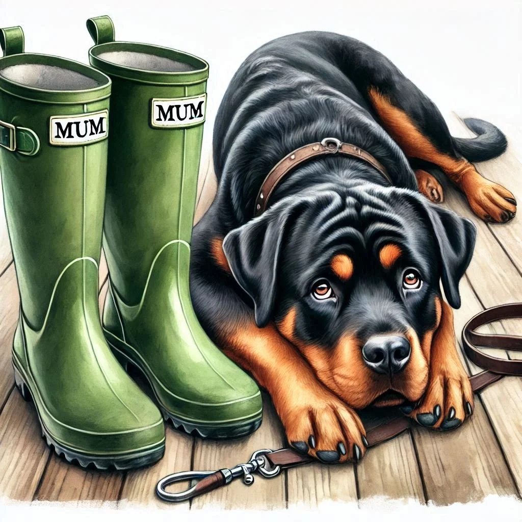 Rottie Mothers Day Card