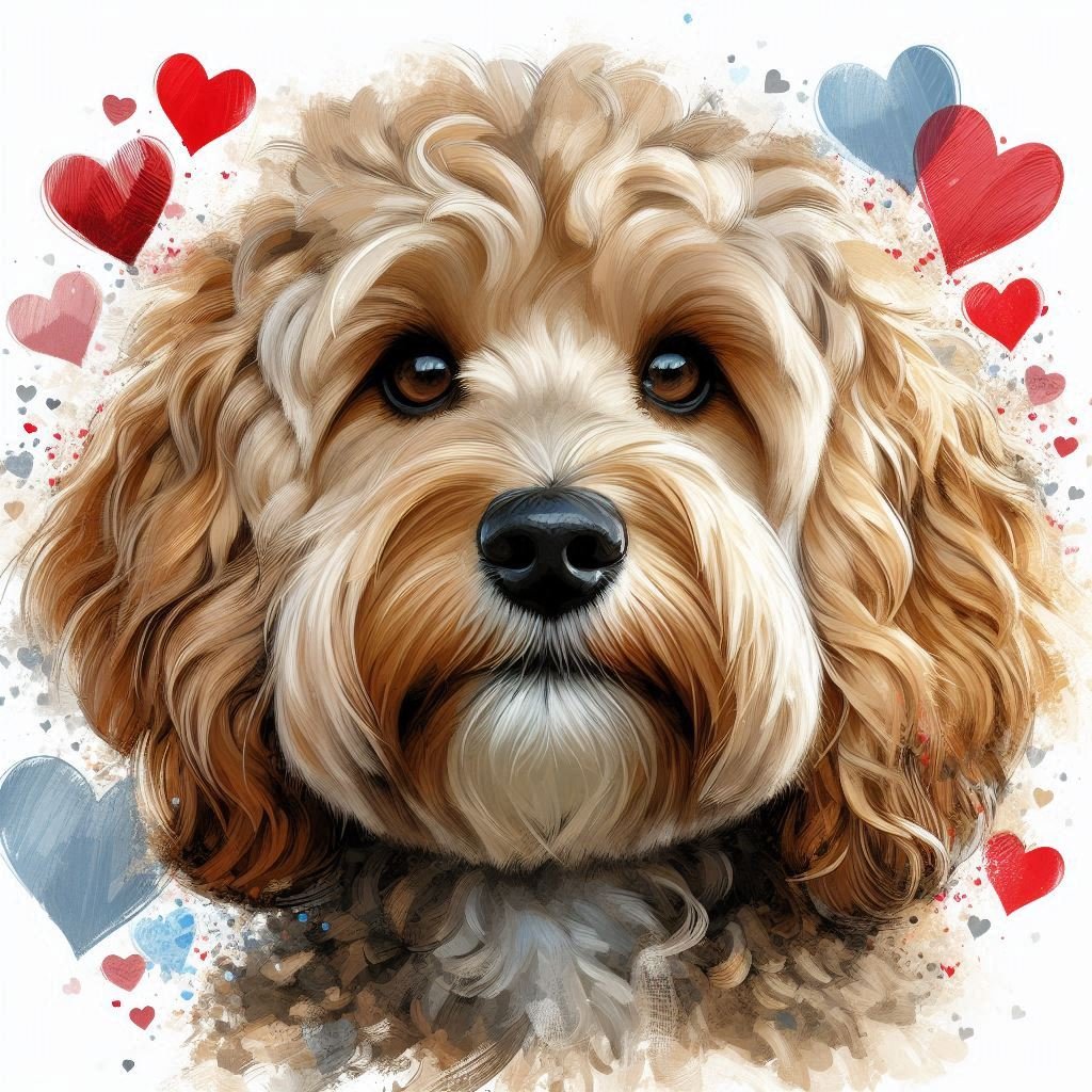 Cockapoo Photo Card Single Luxury Cockapoo Greeting Card - Blank Inside — Two Woofs