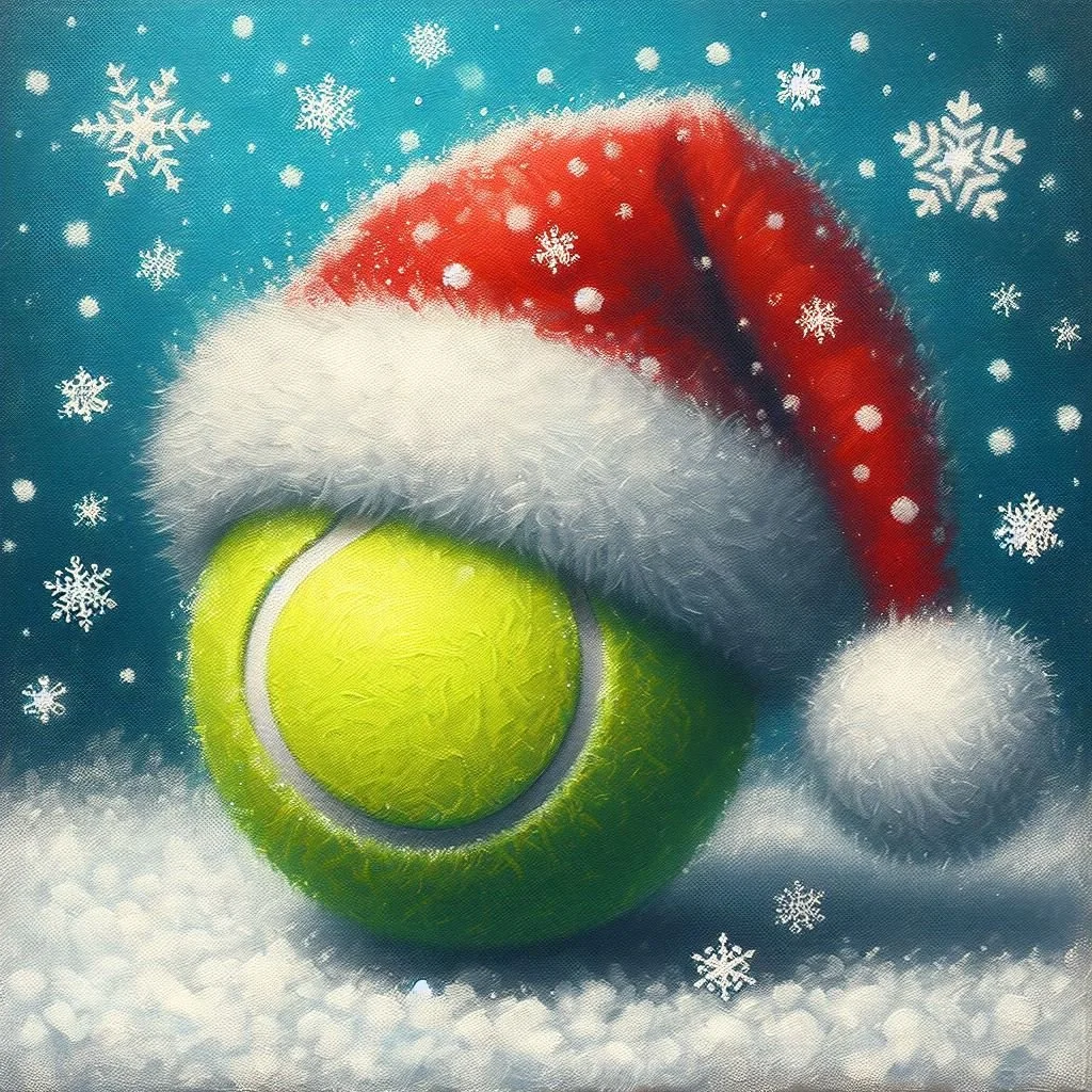 Tennis Christmas Card