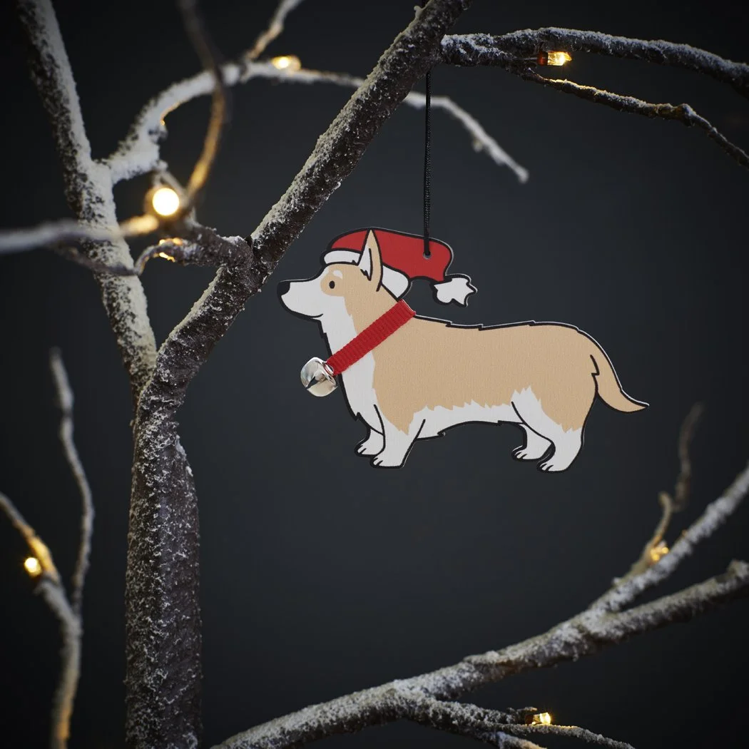 Corgi Christmas Bauble