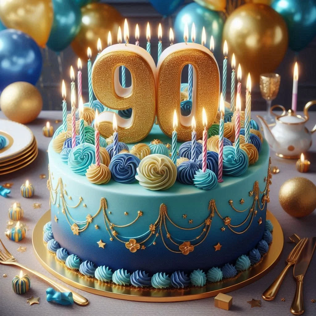 90th Birthday Card