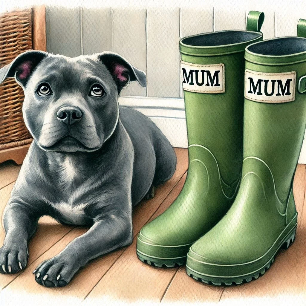 Staffordshire Bull Terrier Mothers Day Card