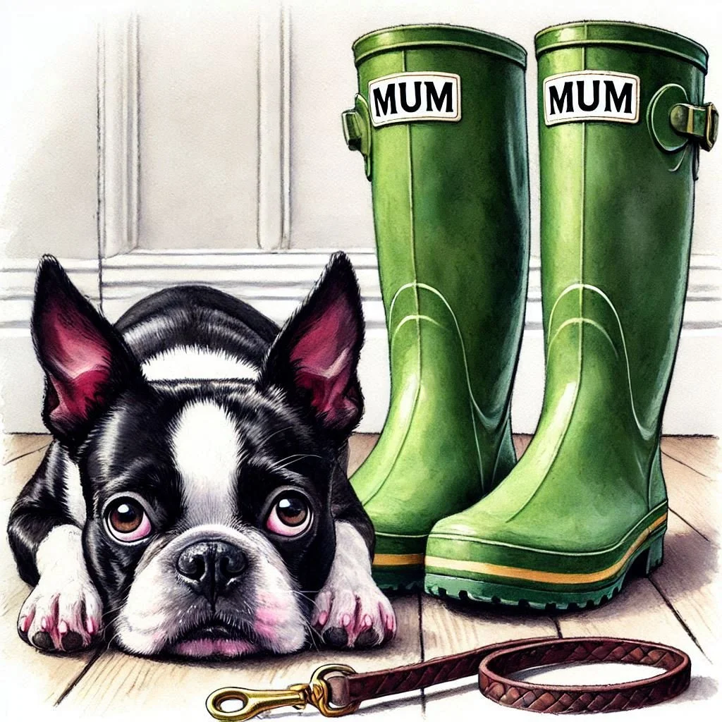 Boston Terrier Mothers Day Card