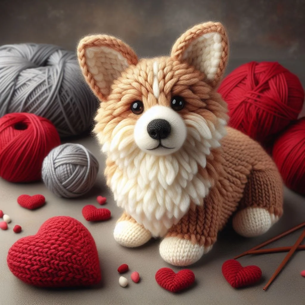 Corgi Valentines Card