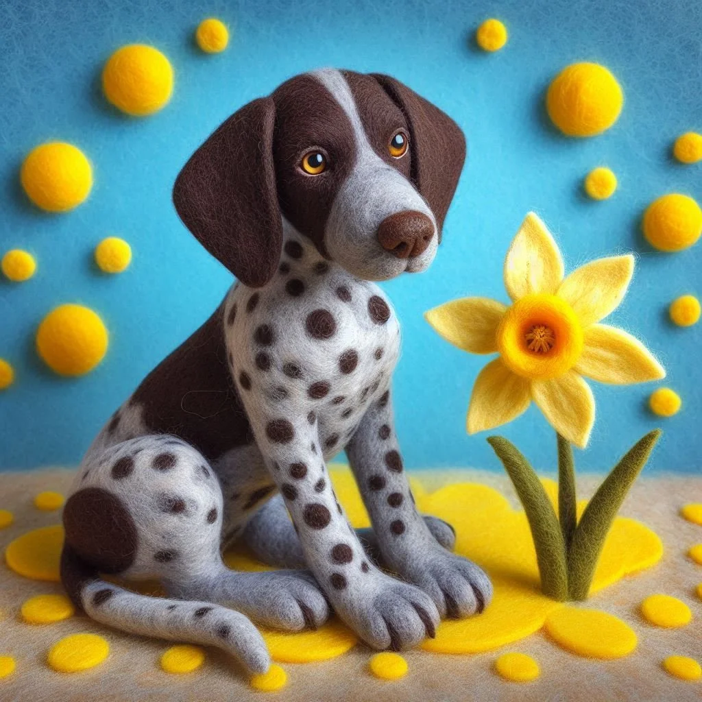 English Pointer Birthday Card