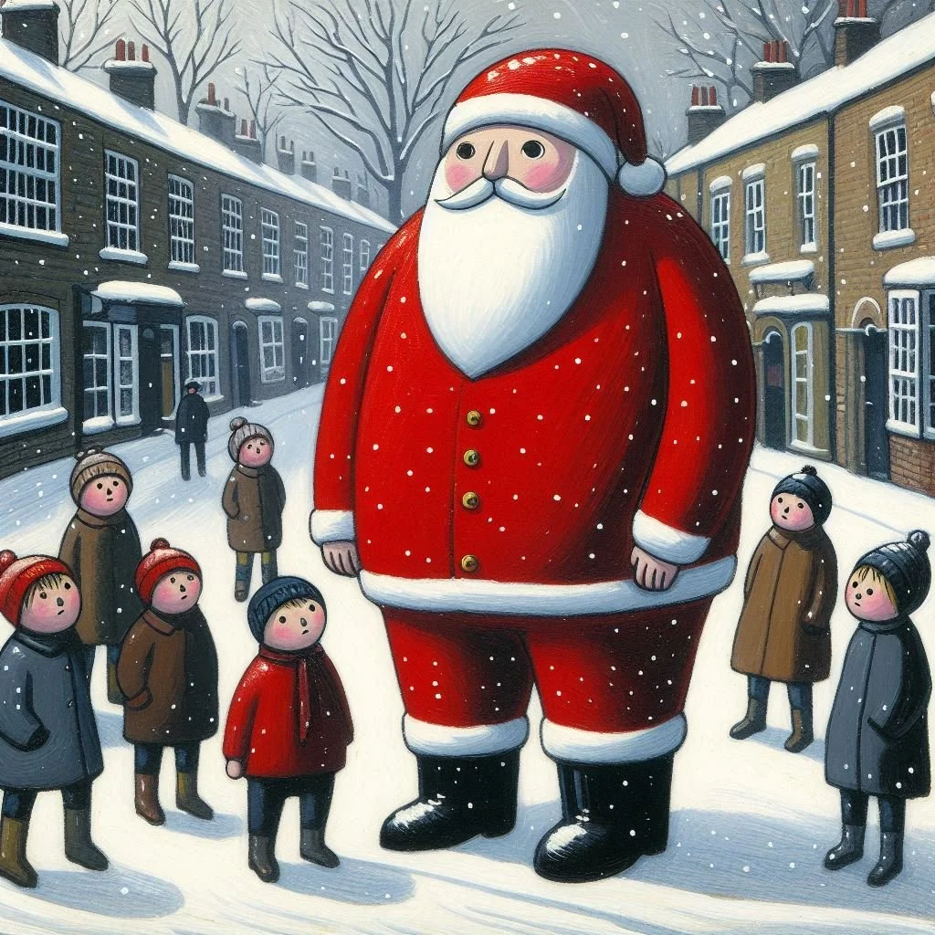 Giant Father Christmas Card