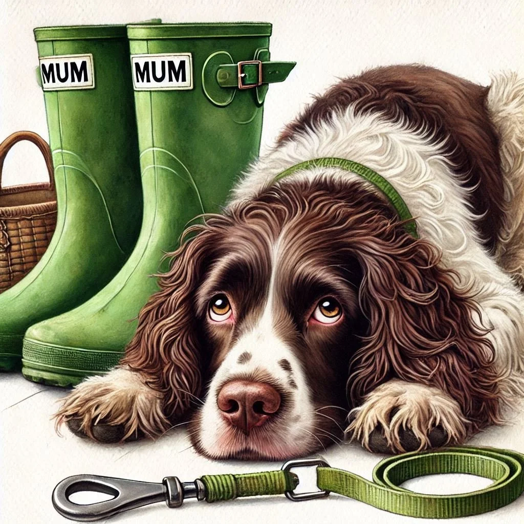 Springer Spaniel Mothers Day Card