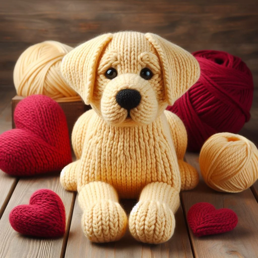 Yellow Lab Valentine Card