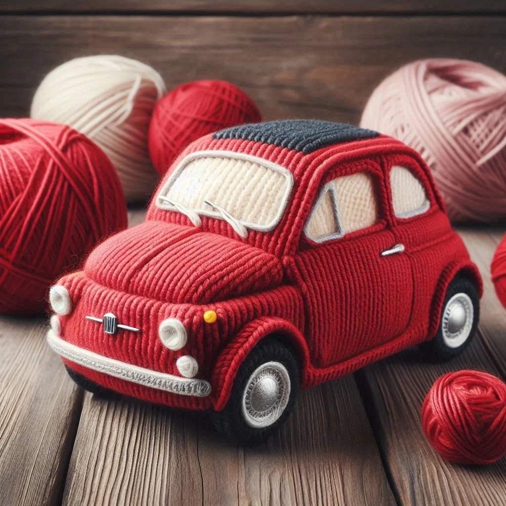 Knitted Driving Test Card