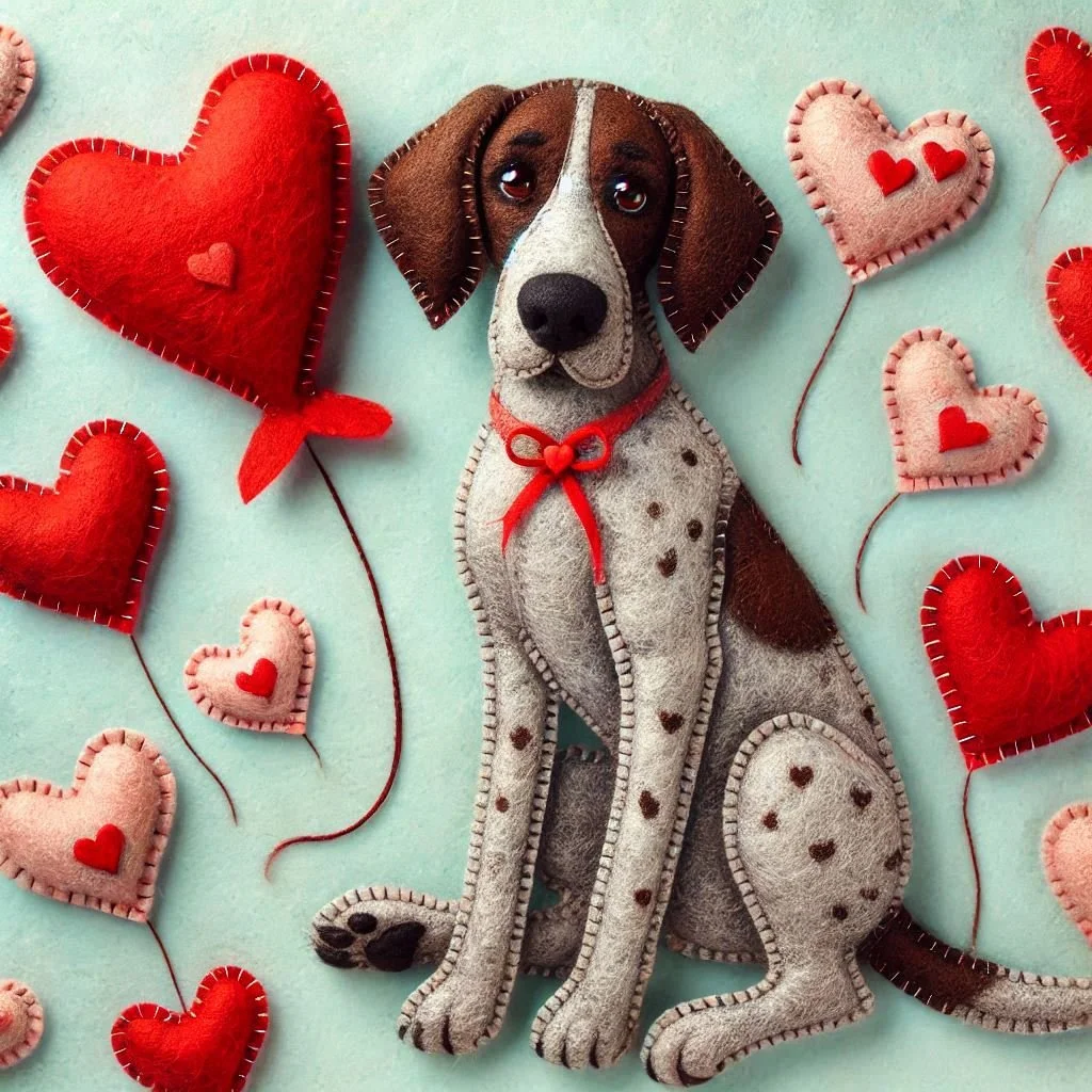 Pointer Valentine Card