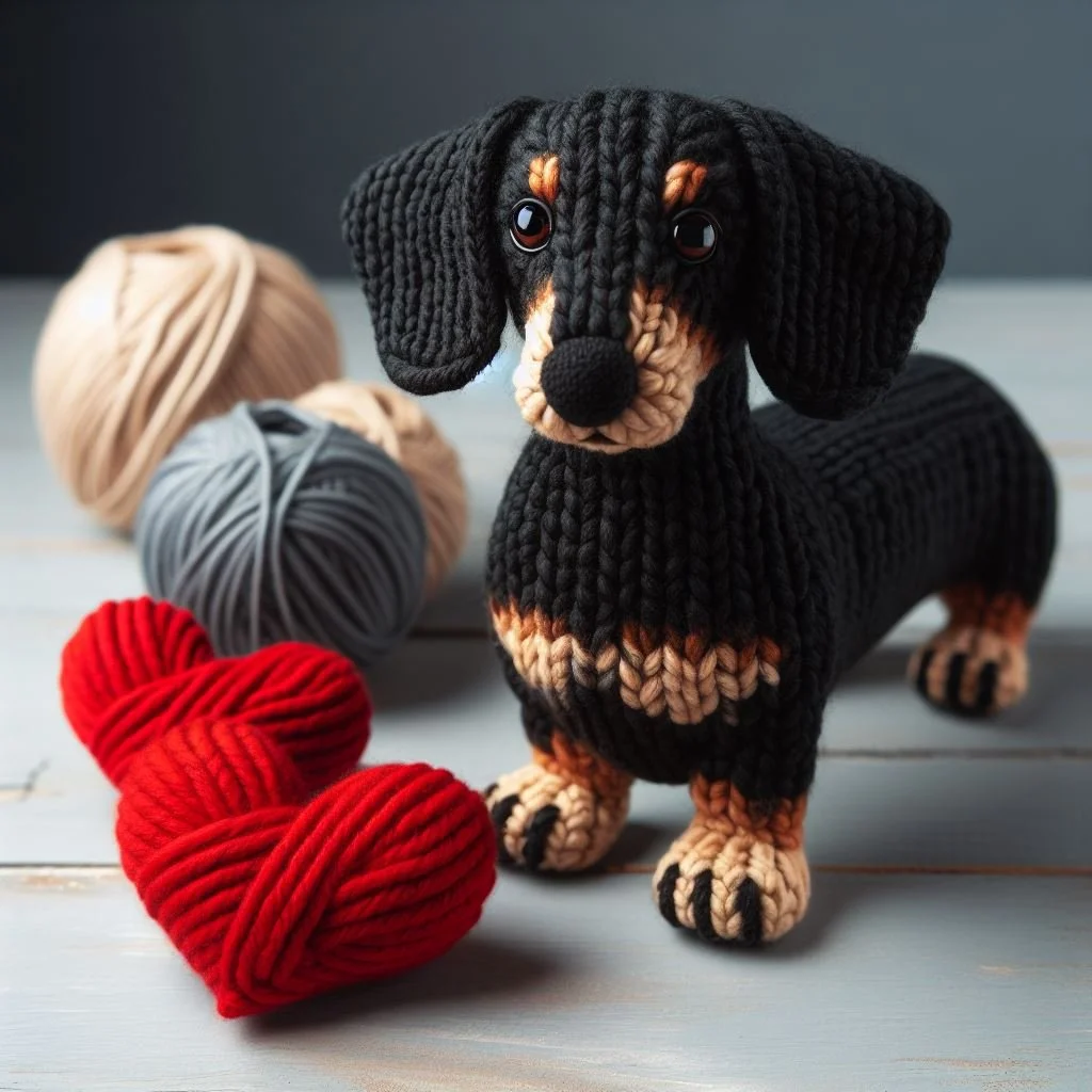 Dachshund Valentine Card