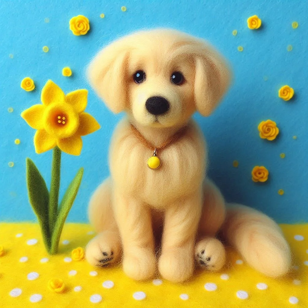 Golden Retriever Blank Card