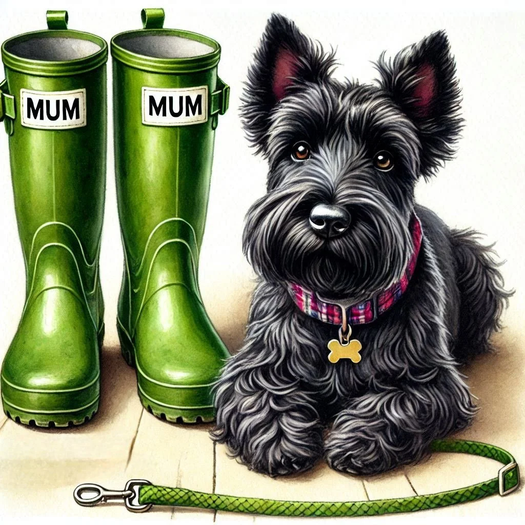 Scottish Terrier Mothers Day Card