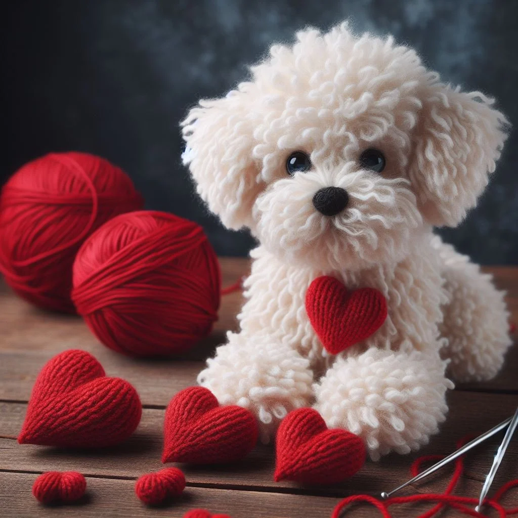 Bichon Valentines Card