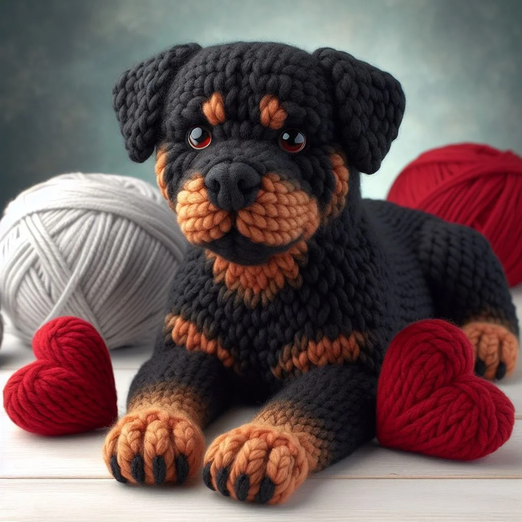 Rottie Valentine Card