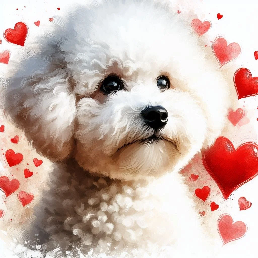 Bichon Blank Card