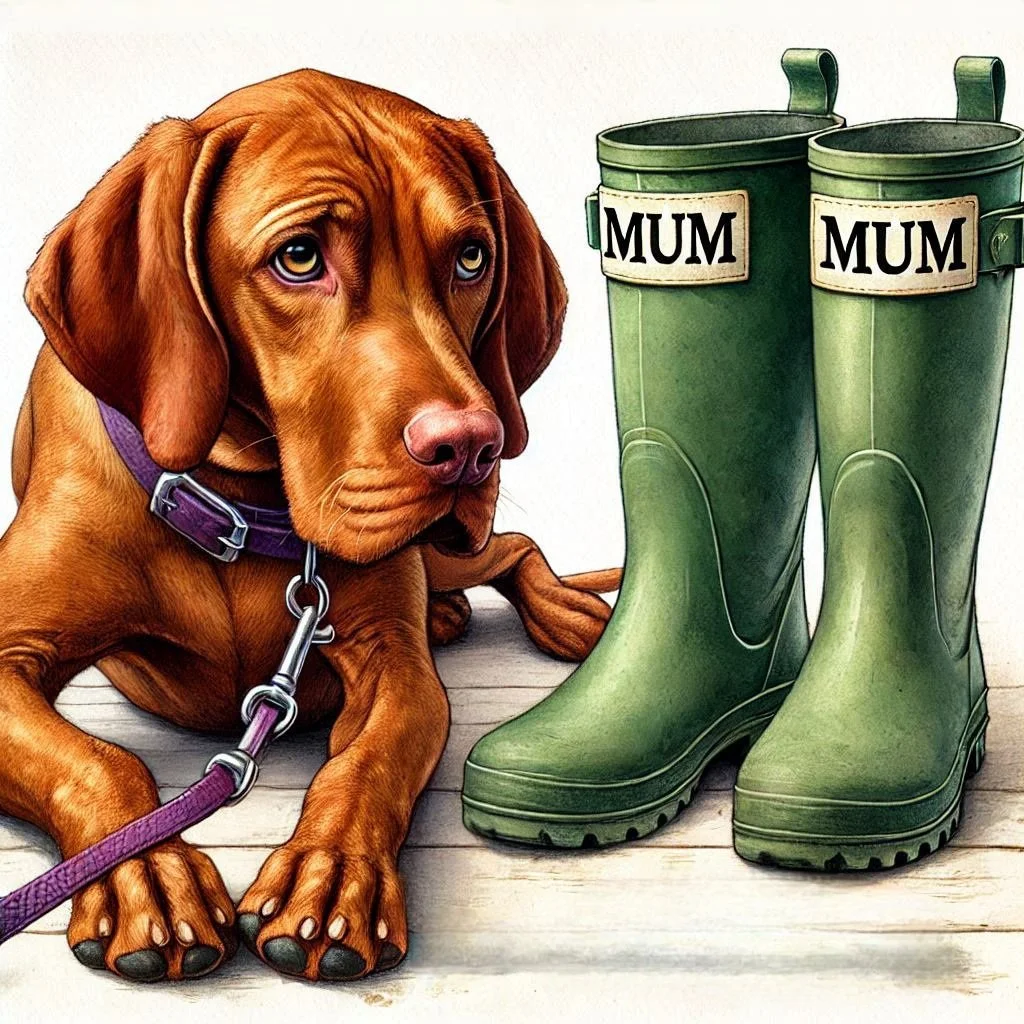 Vizsla Mothers Day Card