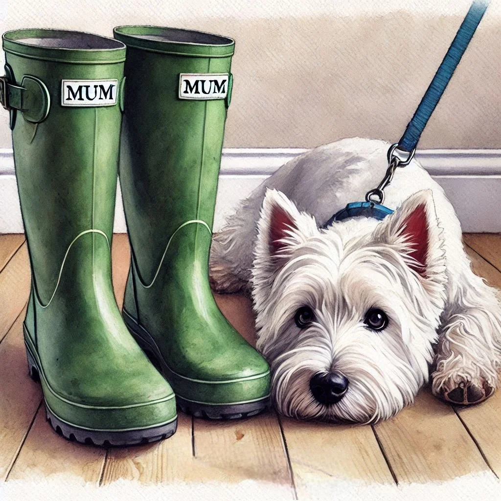 Westie Mothers Day Card
