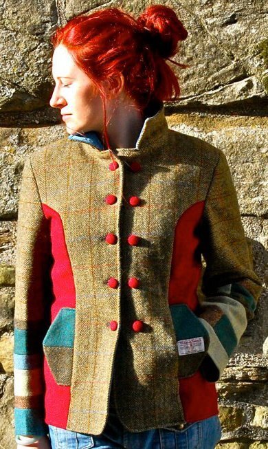 Lorna Gillies design bespoke tweed patchwork jacket.jpg