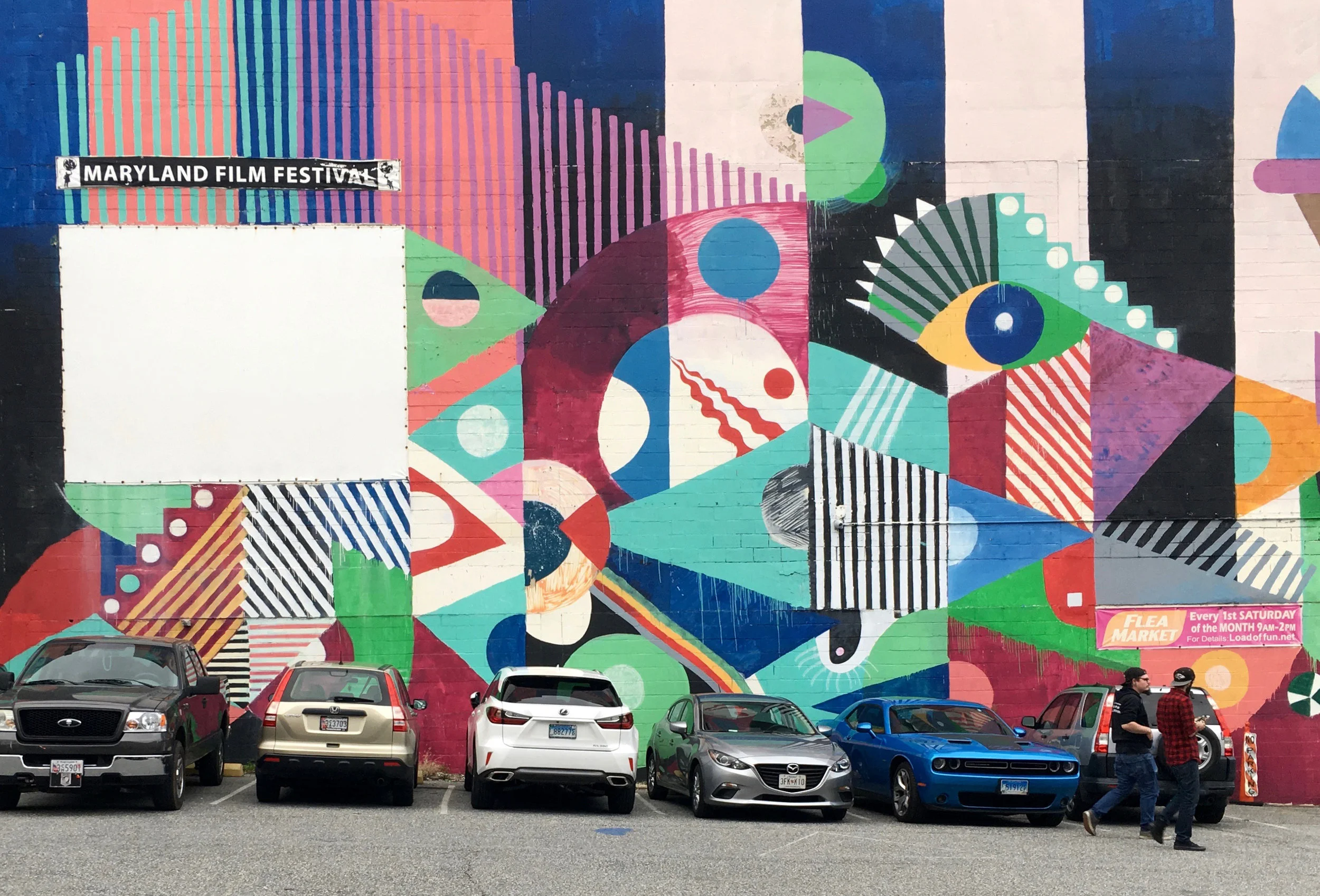 A mural in the Station North Arts & Entertainment District, Baltimore, Maryland. Photograph by Wen Li.