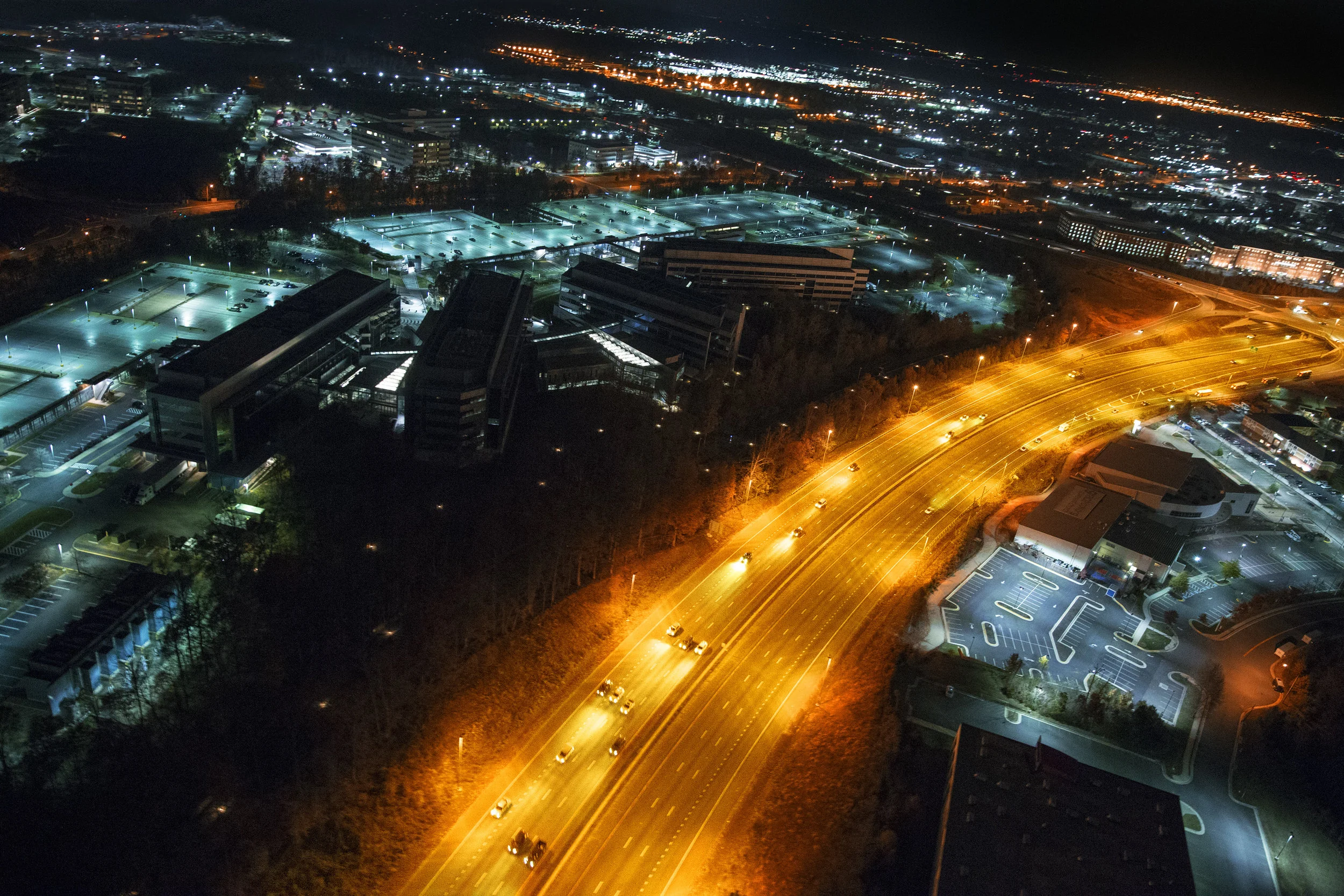 Trevor Paglen, aerial photo of National Reconnaissance Office, 2013. Digital photograph, from Wikimedia Commons.