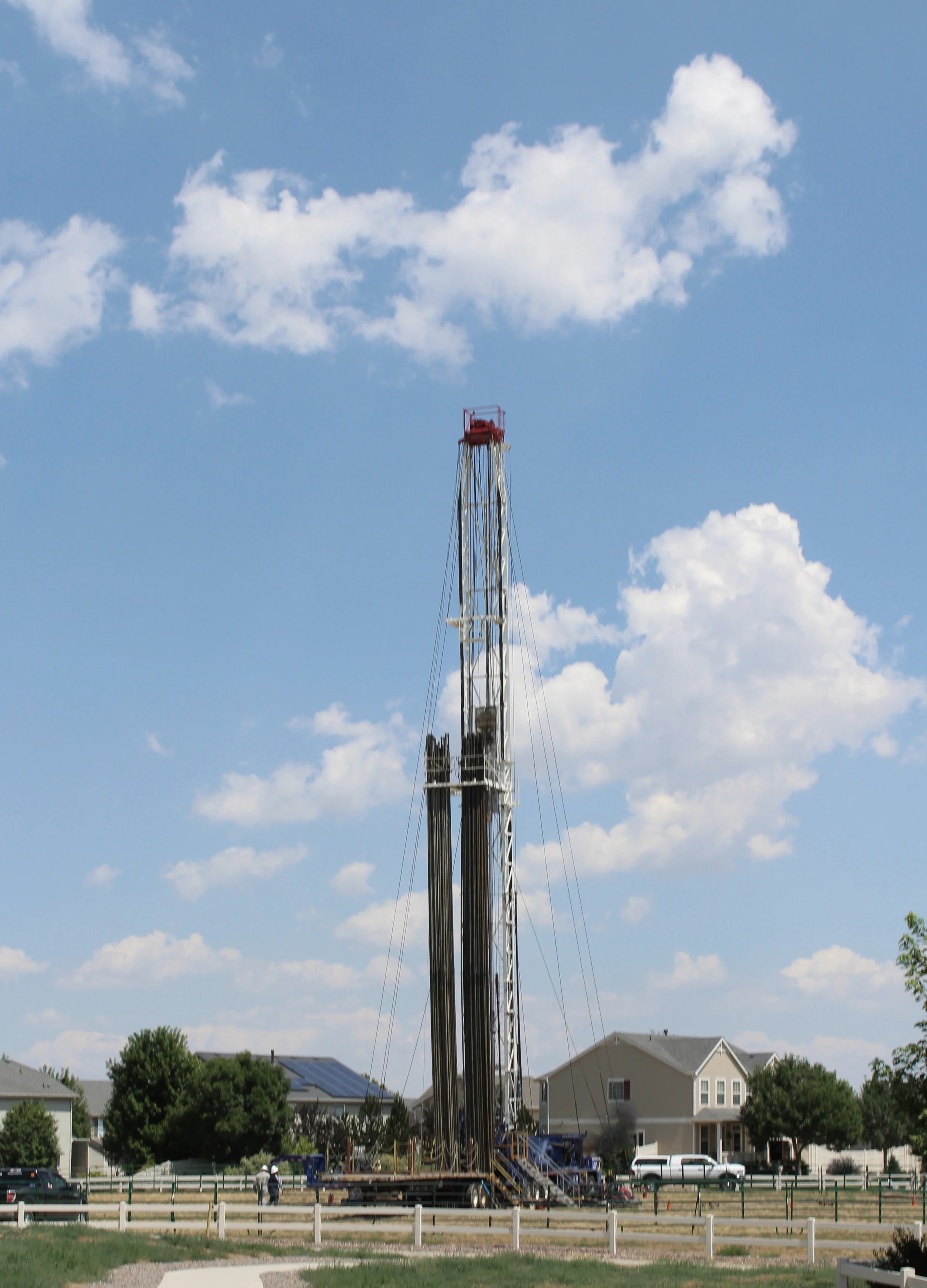 Fracking well, Weld County, CO. Photograph by David Brooks.
