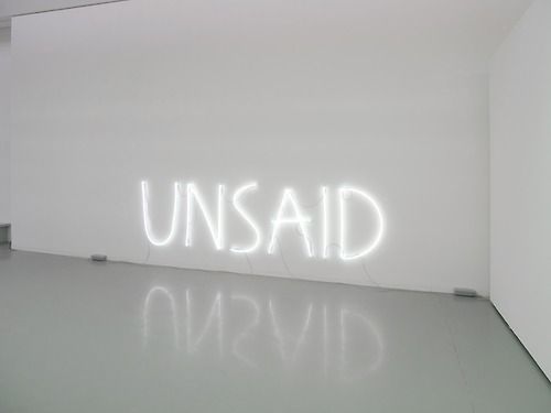 'Unsaid'