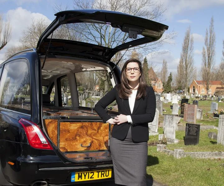 Emy Forster-Sharma, Funeral Director, Bereavement Counsellor & Vice-President of the Southern District of the London Association of Funeral Directors