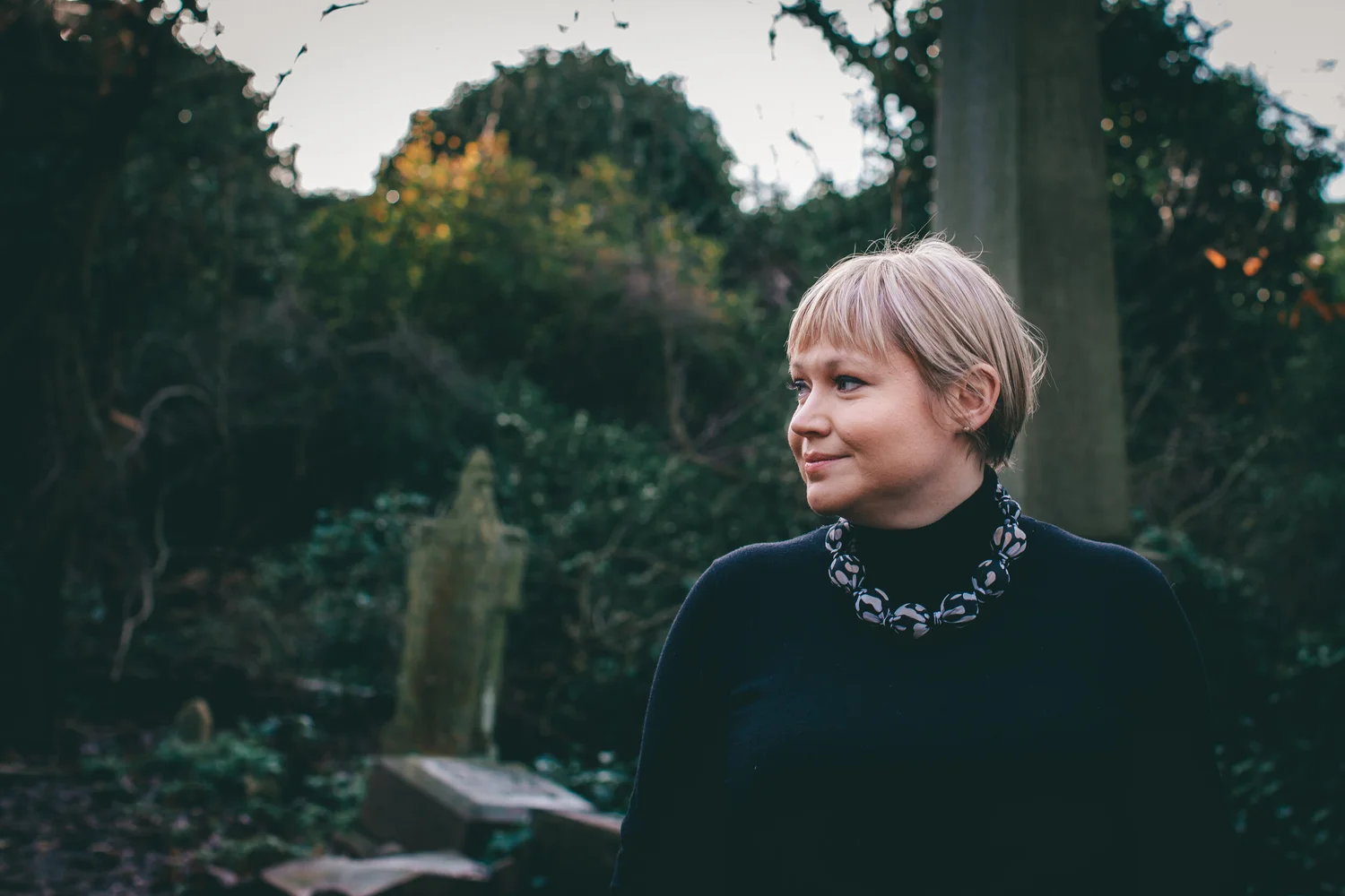 Portrait of Louise Winter outdoors
