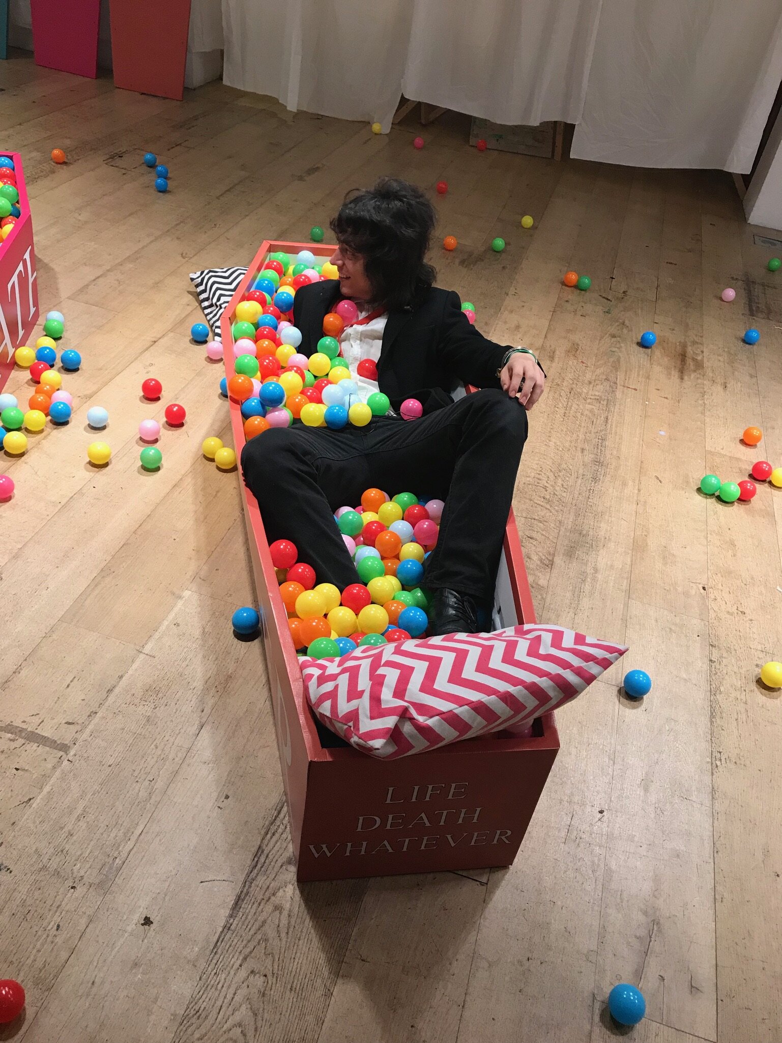 Coffin ballpit