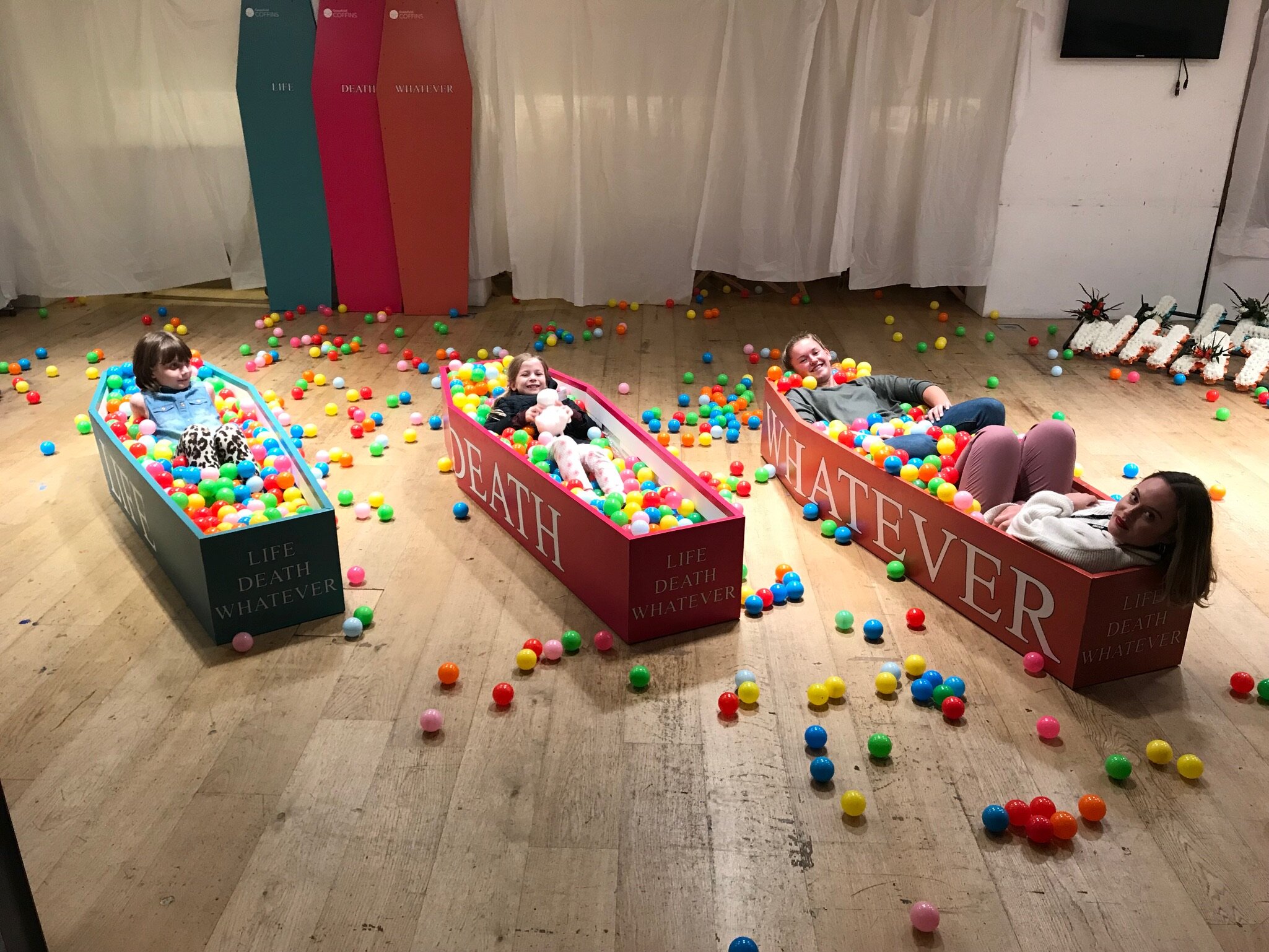 Coffin ballpit