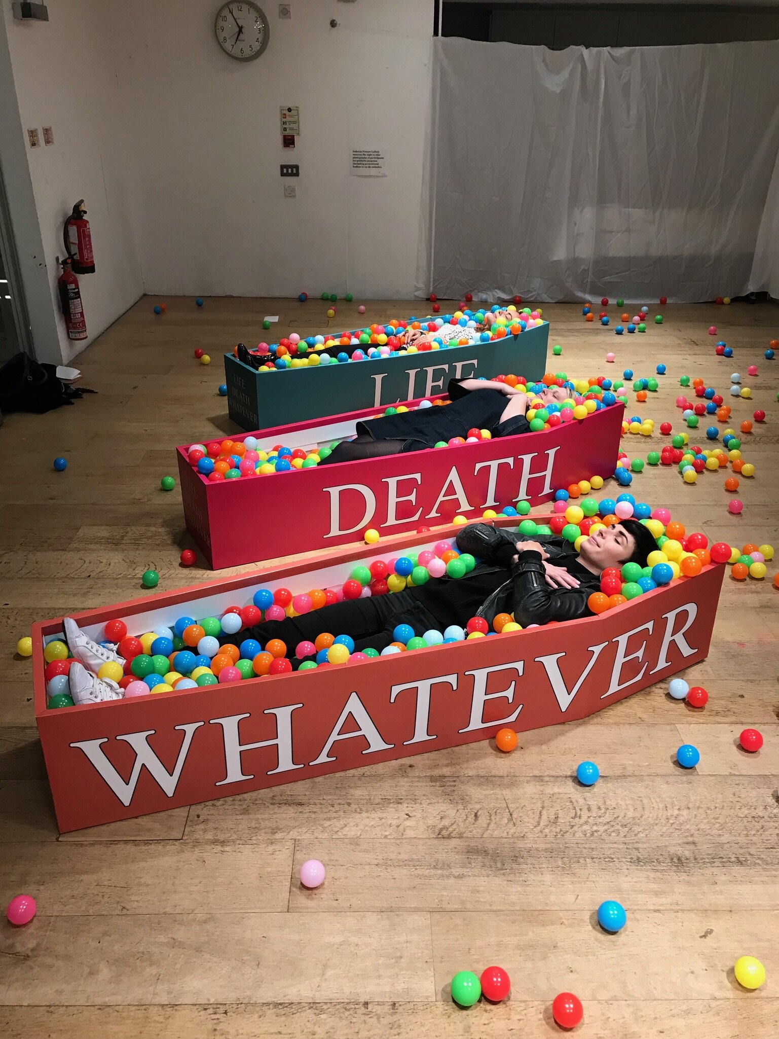 Coffin ballpit