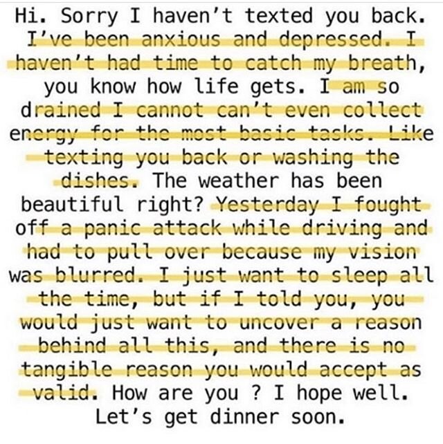 #lifedeathwhatever &amp; sorry I haven&rsquo;t texted you back by @a_lust_for_life via @fandangoekid 
#pandemictexting #covid19 #sorryihaventtextedyouback #anxiety #mentalhealthawareness