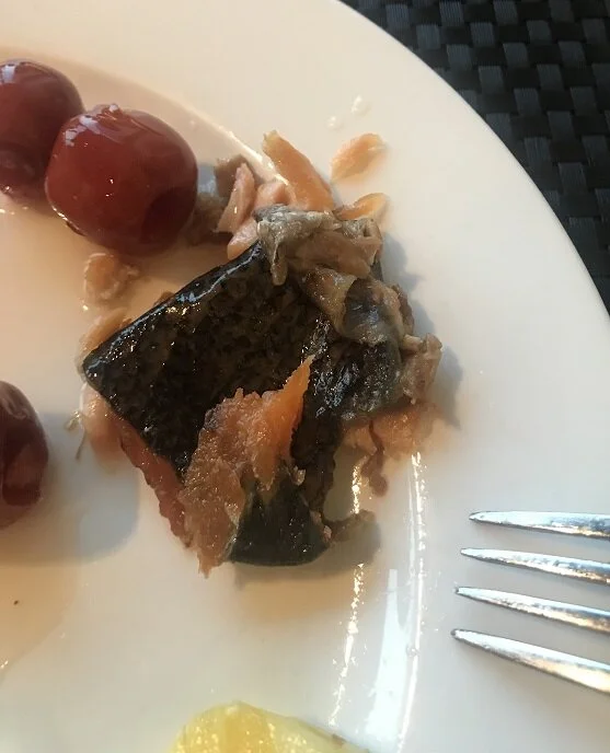 Tastes a lot like salmon skin