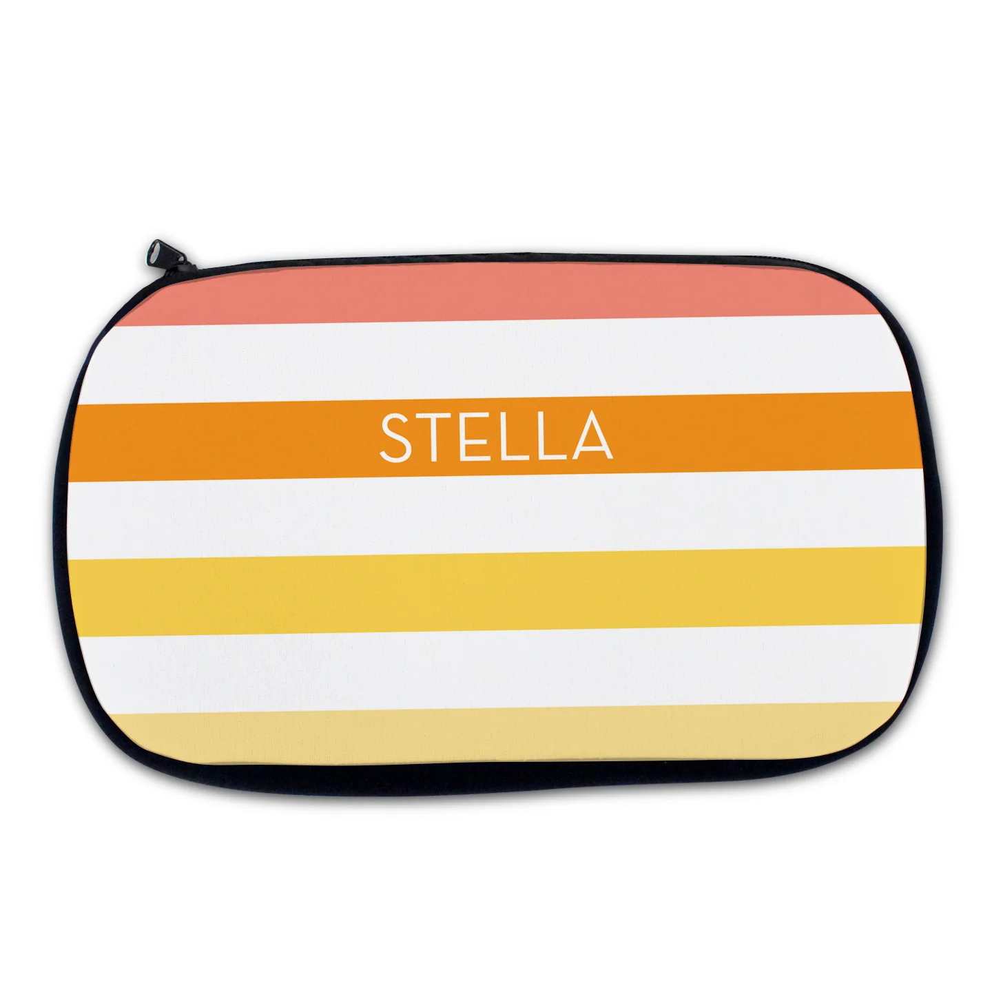 Melon Stripe Cosmetic Bag