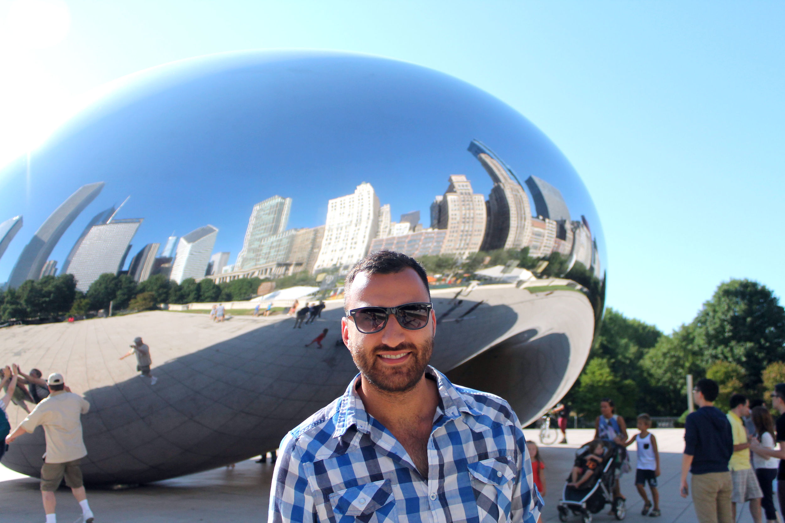 And took a mandatory Bean photo