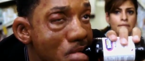 Allergic reaction scene in the movie Hitch