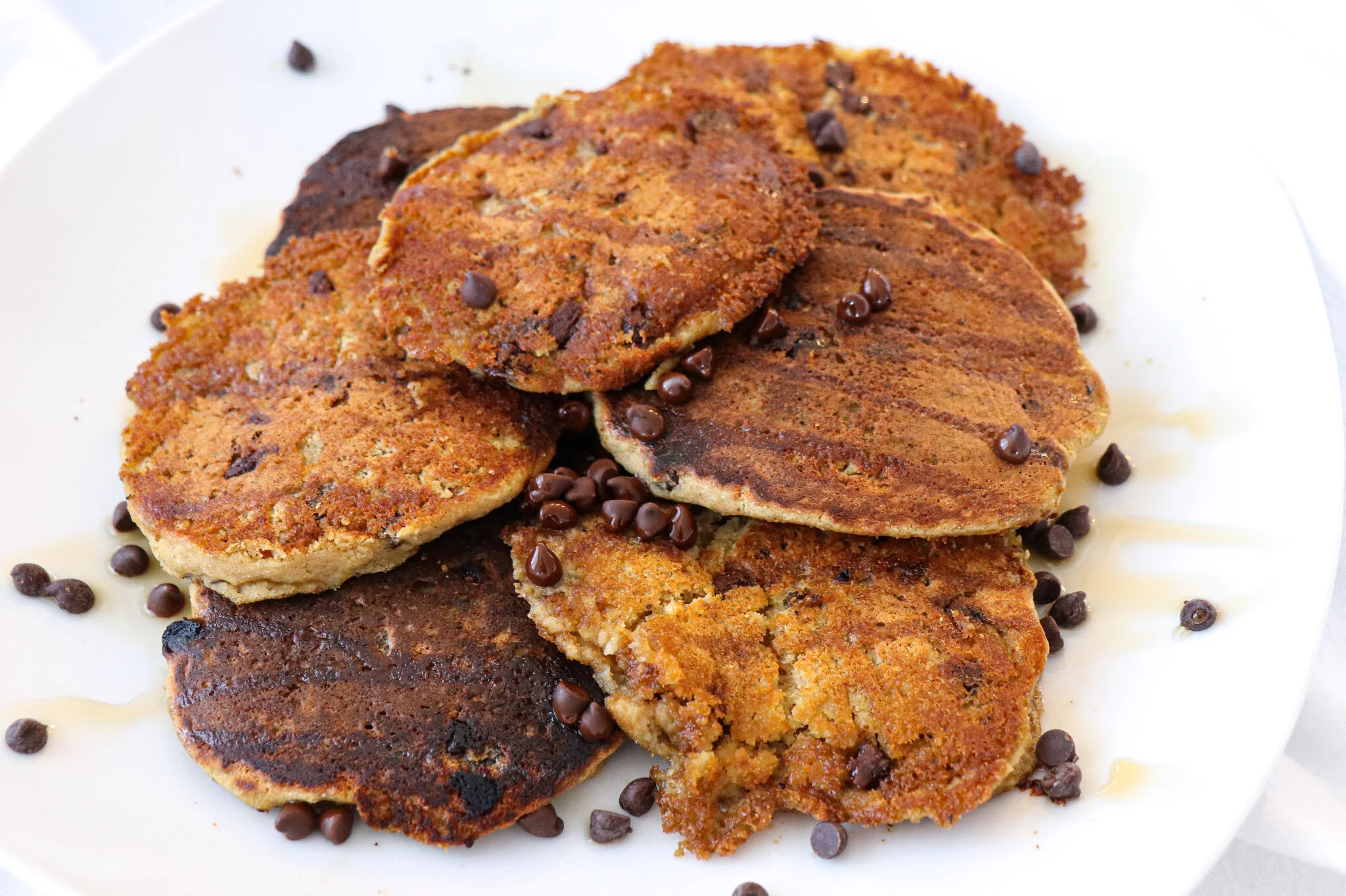 This is the original photo that I took in Q2 of 2020. It’s plain to see that I was lacking inspiration at that time, for obvious reasons, but nevertheless these pancakes were still delicious.