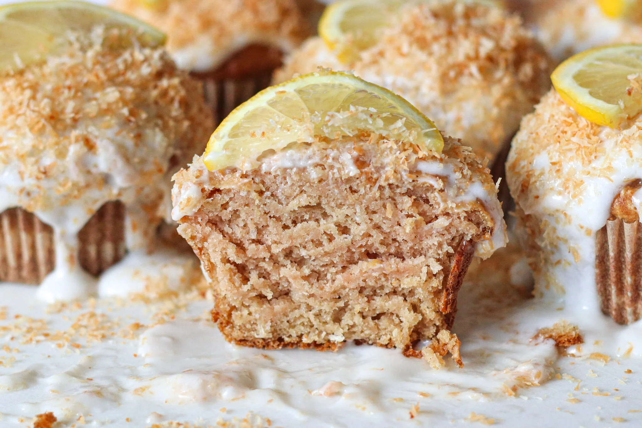 Moist and Fluffy Vegan Coconut Spelt Cupcakes