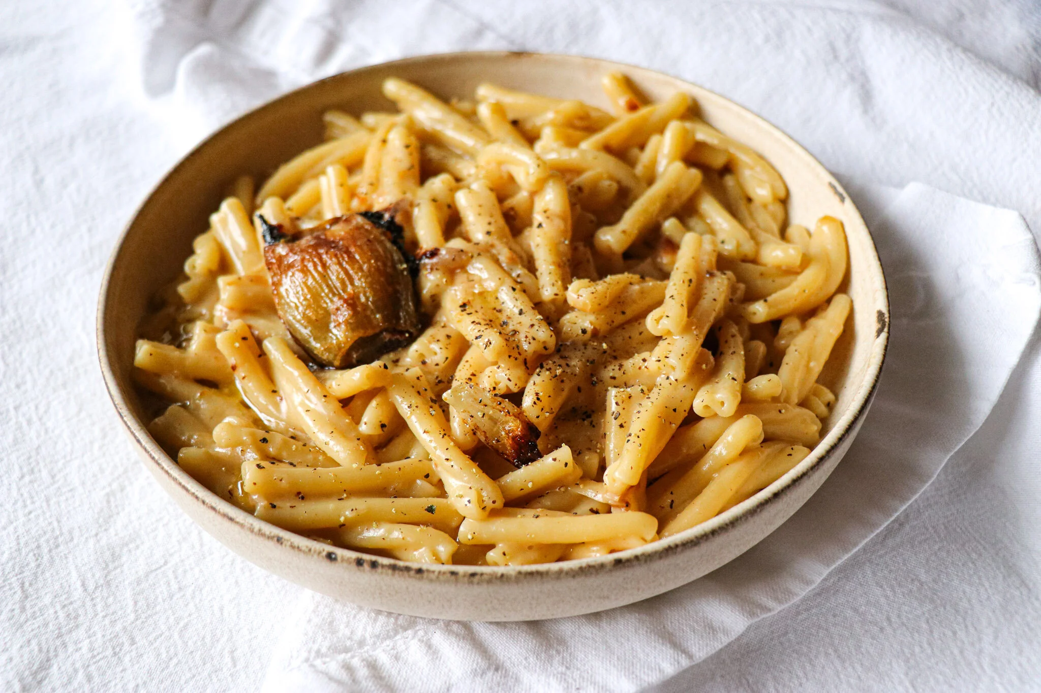 Dairy Free Garlic and Shallot Cream Sauce Pasta — Everyday AllergenFree