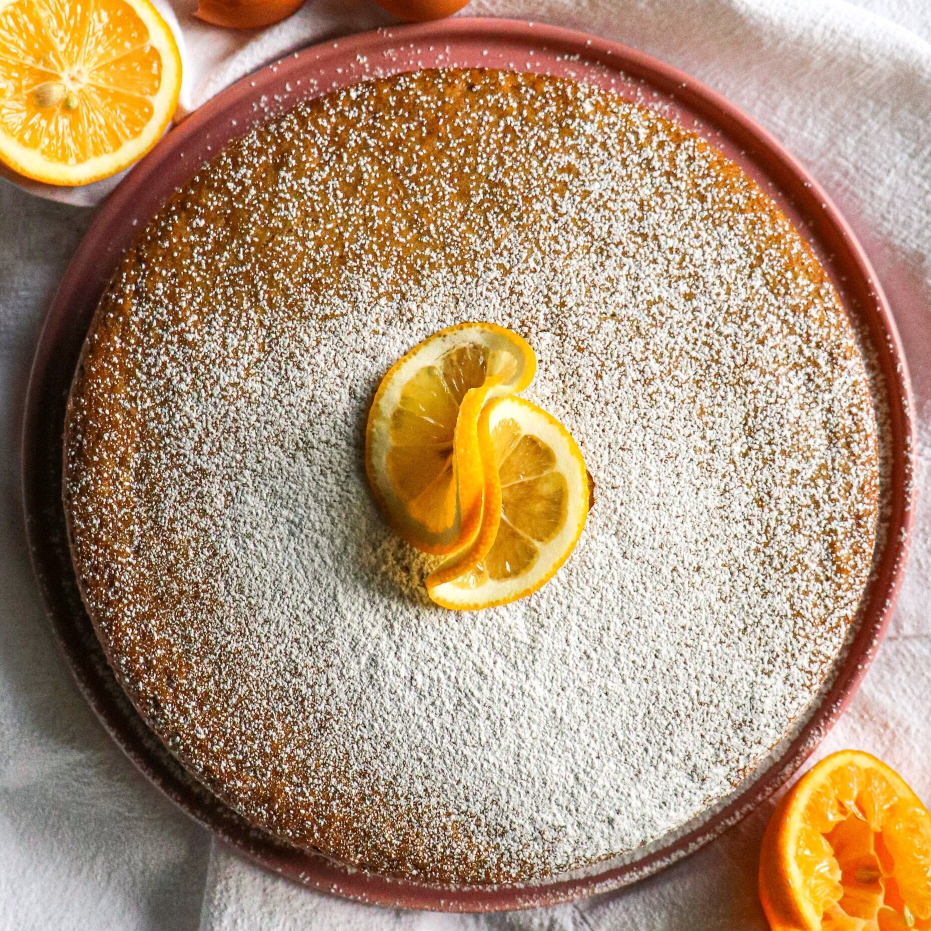 Simply Spelt Flour Olive Oil Cake - Dairy Free