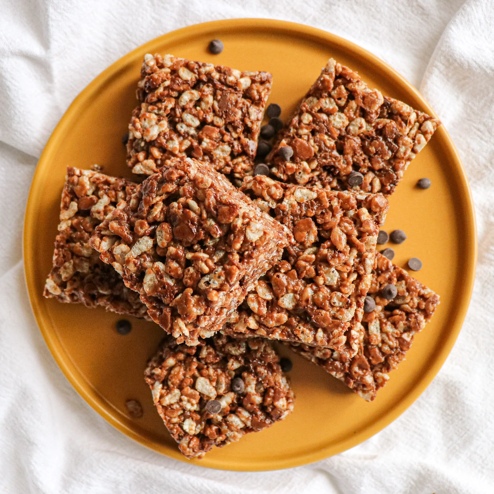 Sunbutter Chocolate Rice Krispie Treats