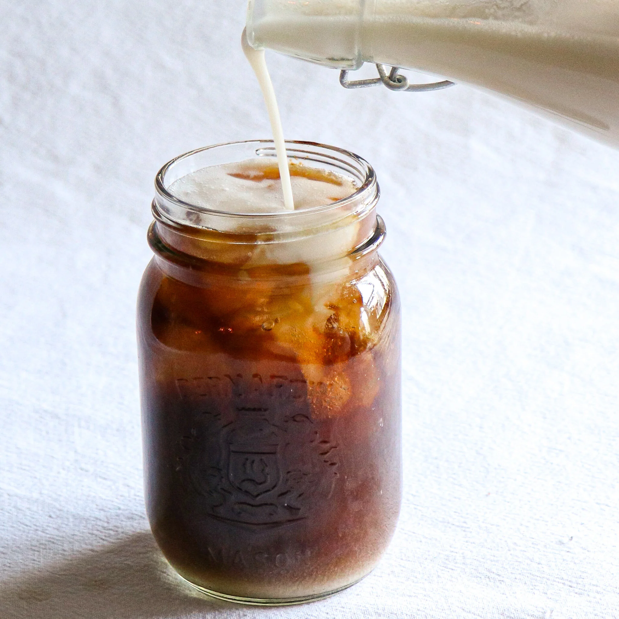 Homemade Barista Style Rice Milk with Cooked Rice