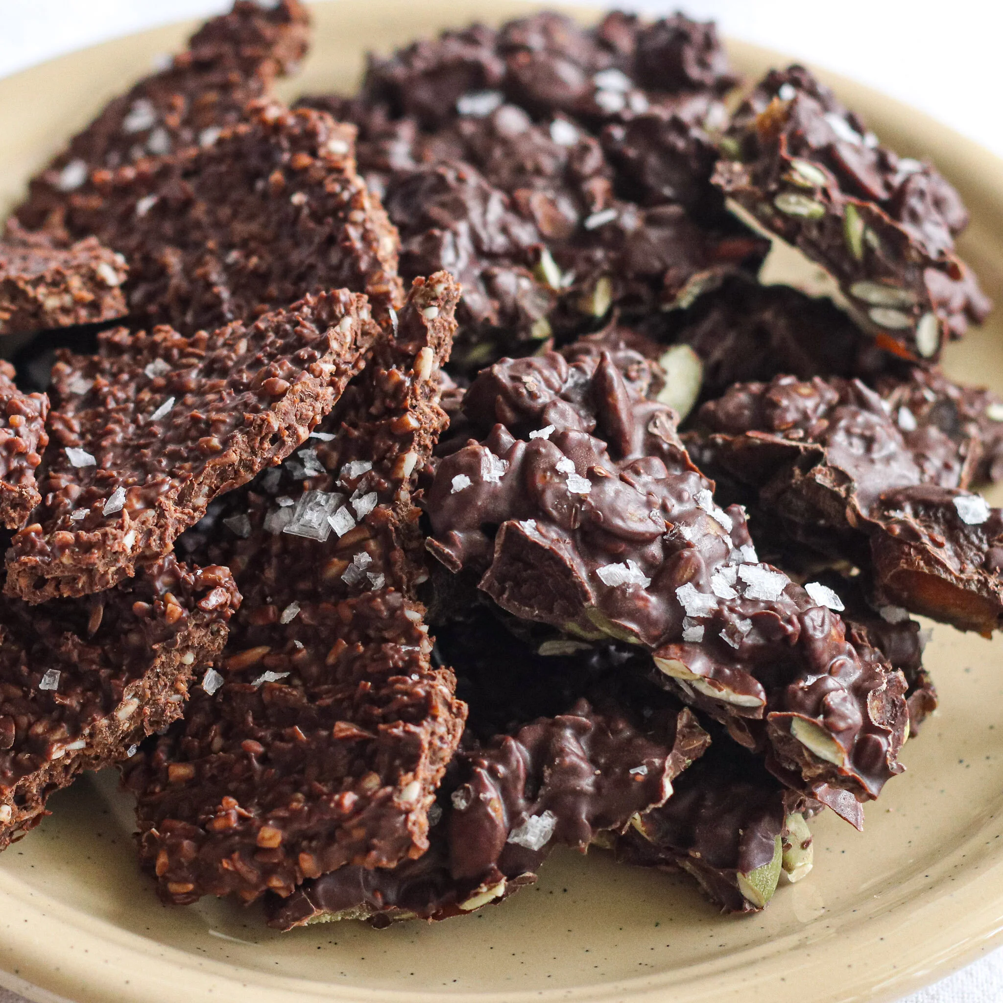 nut free version of fruit and nut chocolate bars